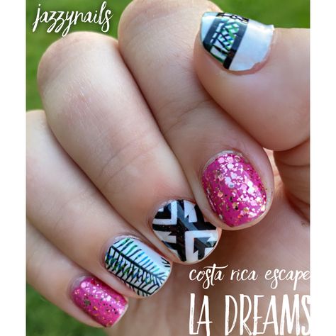 La Dreams Color Street Combo, Color Street Costa Rica Escape Combo, Color Street Ibiza Nights, Color Street Nails Combos Deep Diving, Color Street Caribbean Dream, Color Street Floral Obligation Combo, Dinosaur Drawing, Color Street Nails, Fancy Nails