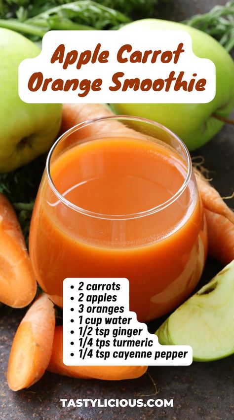 orange apple carrot smoothie recipe | smoothie recipes with apple and orange | what to add to orange smoothie | juicing recipes for weight loss | juice recipes | healthy juicer recipes | juicer recipes beginners | green juice recipes for weight loss Carrot Smoothie Recipe, Apple Smoothie Recipes, Orange Juice Recipes, Orange Smoothie Recipes, Recipe Smoothie, Healthy Juicer Recipes, Carrot Smoothie, Healthy Juice Drinks, Juice Cleanse Recipes