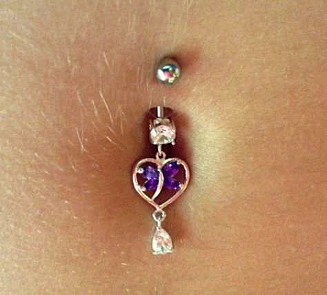 Belly  #ring #belly #piercing #purple Purple Belly Piercing, Belly Button Piercing Purple, Waist Jewelry Aesthetic, Aesthetic Piercings, Stomach Piercings, Future Jewelry, Piercings Bonitos, Body Jewerly, Belly Piercing Jewelry