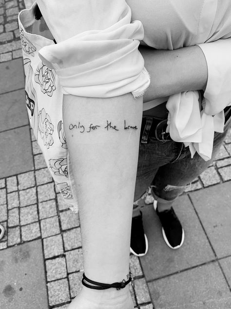 Larry Tattoos, Louis Tomlinson Tattoos, Brave Tattoo, One Direction Tattoos, Be Brave Tattoo, Happiness Tattoo, Only The Brave, Harry Styles Tattoos, Lyric Tattoos