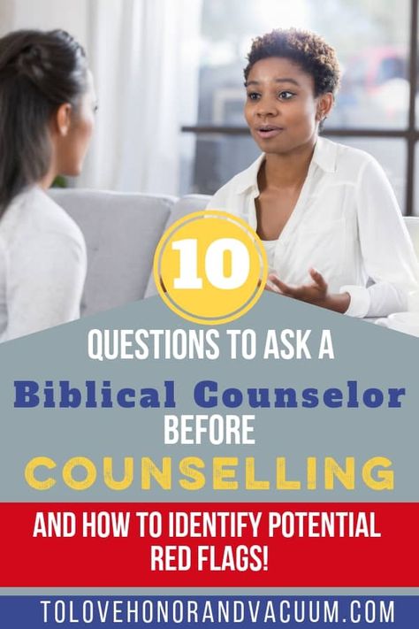 10 Questions to Ask a Biblical Counsellor to Make sure They're Safe | There's a difference between biblical counsellors and licensed Christian counsellors #counselling #counseling #marriagecounselling #biblicalcounselling #nouethticcounselling #church #churchfamily #spiritualabuse #ToLoveHonorandVacuum Counseling Session, Biblical Counseling, How To Handle Conflict, Resolving Conflict, Marital Counseling, Passionate Couples, Christian Counseling, Psychology Disorders, Spiritual Disciplines