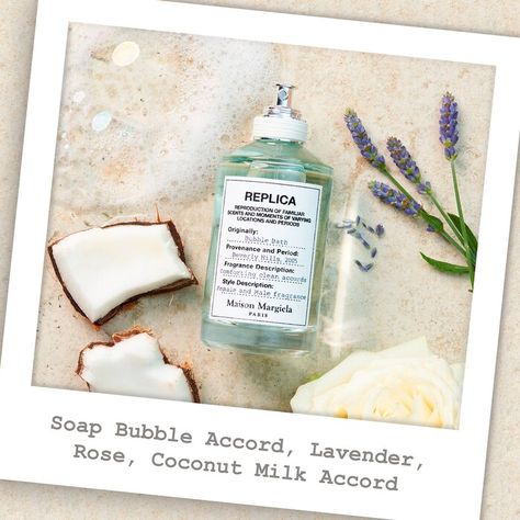 'REPLICA' Bubble Bath - Maison Margiela | Sephora Replica Bubble Bath, Bubble Bath Soap, Pretty Fits, Maison Margiela Replica, Fresh Perfume, Musk Perfume, Discount Design, Margiela Replica, Foaming Bath