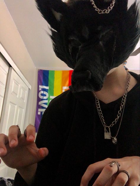 German Shepherd Therian Mask, Black Wolf Therian Mask, Wolf Therian Mask, Therian Aesthetic, Therian Gear, Mask Project, Therian Masks, Therian Stuff, Therian Mask