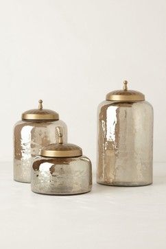 Mercury Moss Canister contemporary storage Pottery Canister Sets, Decorative Kitchen Canisters, Ceramic Kitchen Canister Sets, Modern Shelving Units, Toples Kaca, Bathroom Canisters, Ceramic Kitchen Canisters, Kitchen Canister Set, Organizing Hacks