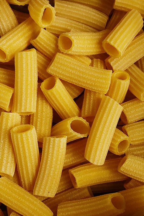 Stock Your Pantry With These Essential Italian Ingredients Macro Food Photography, Ingredients Photography, Cheese Labels, Homemade Pasta Recipe, Italian Aesthetic, Pasta Bar, Rigatoni Pasta, Macro Meals, Food Patterns