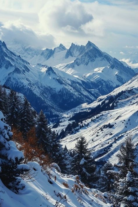 Snowy Mountain Aesthetic, Snow Mountains Aesthetic, Winter Mountain Aesthetic, Snowy Mountains Aesthetic, Arctic Aesthetic, Arctic Mountains, Snowy Valley, Snow Mountain Landscape, Snowy Nature