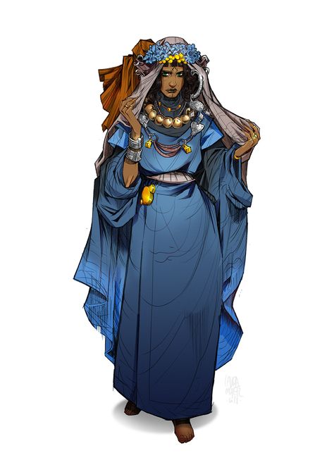 ArtStation - Berber woman, Laura Maetz Desert Clothing Women, African Character Design, Desert Woman, Desert Clothing, Arabian Clothing, Character Design Challenge, Arabian Women, Design Challenge, Woman Drawing