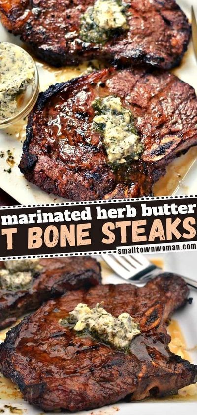 T Bone Steaks, Healthy Hamburger Meat Recipes, Tbone Steak Recipe, Dinner Main Dishes, Grilled T Bone Steak, Deli Meat Recipes, Grilled Steaks, Man Recipes, Italian Meat Recipes