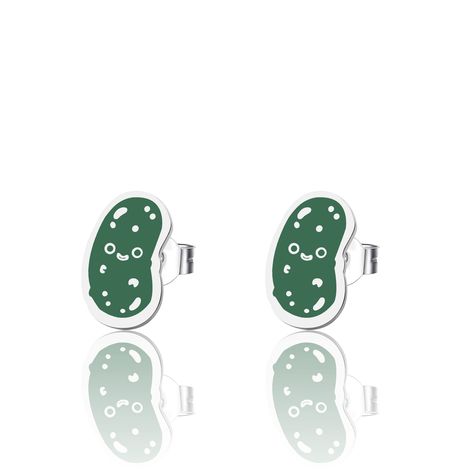 PRICES MAY VARY. 【PICKLE JEWELRY】These pickle earrings are perfect for pickle lovers, cucumber lovers, vegetarians、pickleball queen or king. Every kimchi farmer will be proud to carry it. 【QUALITY】- High Quality Made, Sturdy and Durable. High Polished Smooth Surface. Lead and nickel free. Comfortable to Wear. 【PERFECT GIFT IDEAL】- Perfect for any gift giving occasion, great gift for Christmas Day, Anniversary Day, Thanksgiving Day, Valentines Day and Birthday to your Friends, Sisters, Daughter, Pickle Jewelry, Pickle Earrings, Pickle Lover, Girl Jewelry, God Parents, Themed Jewelry, Gift For Christmas, Christmas Day, Pickleball