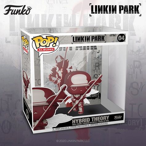 Linkin Park Hybrid Theory, Linking Park, Tiny Titans, Pop Albums, Chester Bennington, Pop Figures, Album Cover Art, Funko Pop Vinyl, Music History