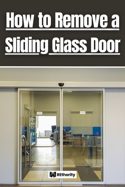 Do you have a sliding glass door at home that you want to remove? If so, you're in luck. With a few simple tools and a bit of know-how, you can easily remove your sliding glass door. In this guide, we'll cover all the steps necessary to remove a sliding glass door, including preparing the area, securing the glass, and safely removing the door. Get ready to make some room in your home and let the fresh air in! Glass Doors Patio, Real Estate Content, House Makeovers, Kitchen And Dining Area, Property Investor, Single Room, Simple Room, Sliding Patio Doors, Timeless Furniture