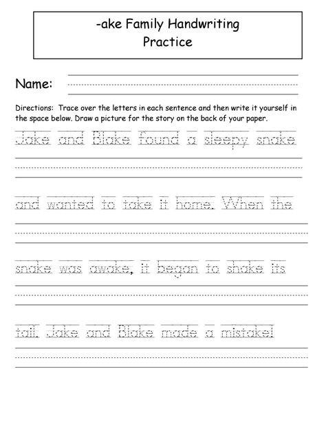 Tracing Sentences Worksheets, Handwriting Practice Sentences, Handwriting Practice Free, English Writing Practice, Handwriting Improvement, Kids Handwriting Practice, Handwriting Practice Worksheets, Kids Handwriting, English Activities For Kids