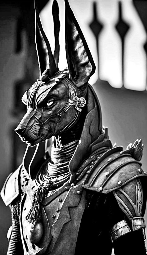 Anubis Side View, Anubis Reference, Anubis Tattoo Design, Tattoo Anubis, Anubis Drawing, Egyptian Queen Tattoos, Templar Knight Tattoo, Anubis Art, Anubis Egyptian God