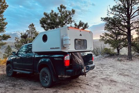 Moonlander Camper, Kimbo Camper, Truck Topper Camping, Tacoma Camper Shell, Truck Cap Camping, Truck Topper Camper, Tacoma Camper, Best Truck Camper, Truck Topper