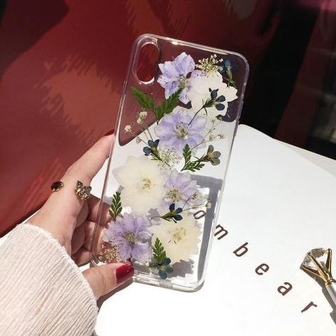 Telephone Design, Everlasting Flowers, Flower Iphone Cases, Apple Brand, Flower Phone Case, Clear Iphone Case, Clear Phone Case, Silicone Cover, Cute Phone Cases