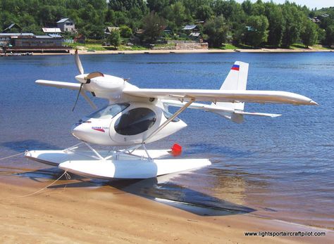 Elitar Sigma light sport aircraft - experimental lightsport aircraft Light Sport Aircraft, Amphibious Aircraft, Small Plane, Sea Plane, Float Plane, Private Aircraft, Flying Vehicles, Experimental Aircraft, Flying Boat