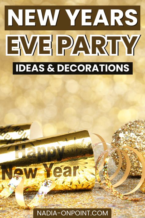 New Years Activities! Here are some cool new year party ideas to have a blast! new year party ideas decoration at home | new year party ideas aesthetic | unique new year party ideas | new years party ideas adult | new years party ideas balloons | 31 december new years party ideas. #newyear #newyearseve #party #decorations New Years Party Ideas, New Year Party Ideas, New Years Party Themes, Party Ideas Decoration, New Years Eve Party Ideas, New Years Eve Party Ideas Decorations, 31 December, New Years Activities, Gold Confetti Balloons