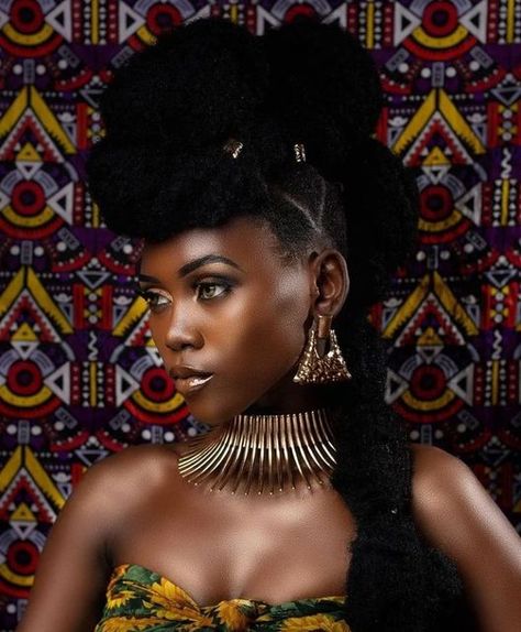 African Updo Hairstyles, African Queen Hairstyles, South African Hairstyles, Photoshoot Hairstyles, Prom Ponytail Hairstyles, Afrocentric Hairstyles, Afro Hair Art, Natural Hair Ponytail, Intricate Hairstyles