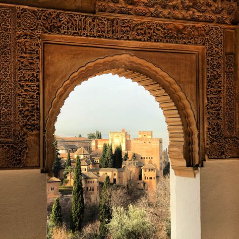 10 Places to Visit in Spain (That Aren’t Barcelona) • The Blonde Abroad Ancient Spain, Ancient Palace, Travel Mood, Moroccan Architecture, Moorish Architecture, Spain Images, Alhambra Palace, Spain Trip, Best Honeymoon Destinations