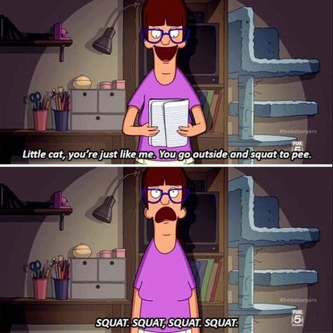 When Gayle sings her song about cats. | 27 "Bob's Burgers" Moments Guaranteed To Make You Laugh Every Time Gayle Bobs Burgers, Bobs Burgers Quotes, Bobs Burgers Funny, Belcher Family, Funky Hair Colors, Bobs Burger, Tina Belcher, Bob's Burgers, Tv Time