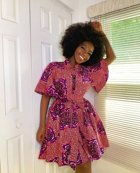 Moda Afro, Ankara Short, Ankara Short Gown Styles, African Fabric Dress, Short African Dresses, Best African Dresses, African Fashion Skirts, African Dresses Modern, Ankara Gown Styles