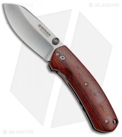 Boker Arctos Anso Liner Lock Knife Cocobolo (2.8" Satin) 112632 Friction Folder Knives, Boker Knives, Knives For Sale, Kiritsuke Knives, Collectible Knives, Swiss Army Pocket Knife, Military Knife, Folding Knives, Kitchen Knives