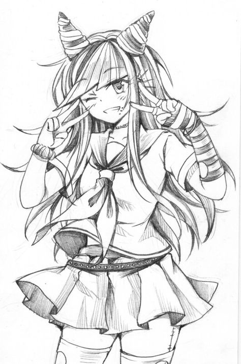 Ibuki Mioda Danganronpa Lineart, Danganronpa Sketch, Ibuki Fanart, Ibuki Mioda Fanart, Danganronpa Drawings, Danganronpa Ibuki, Anime Danganronpa, Ibuki Mioda, Danganronpa Game