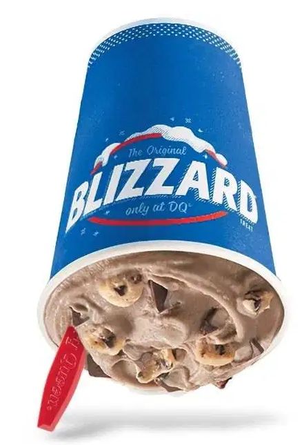 Dairy Queen’s Blizzard of the Month for February 2020 is the new Double Fudge Cookie Dough Blizzard.  It features chocolate chip cookie dough, choco chunks, and cocoa fudge blended with soft serve. Yes, it’s pretty much DQ’s standard Chocolate Chip Cookie Dough Blizzard, but with choco chunks Dairy Queen Blizzard Flavors, Cookie Dough Blizzard, Dq Blizzard, Cocoa Fudge, Dairy Queen Blizzard, Fast Food Items, Fudge Cookies, Dairy Queen, Healthy Food Dishes