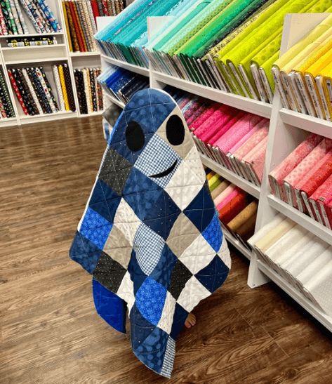 The Little Ghost Who Was A Quilt,Little Ghost quilt pattern,A Delightful Story Book Quilt To Sew Easily completed in a day and in time for Halloween, this quaint quilt is cozy while enjoying the story about A G... Free Ghost Quilt Block Pattern, The Little Ghost Who Was A Quilt Pattern, The Little Ghost Who Was A Quilt, Ghost Quilt Block Pattern Free, Ghost Quilt, Baby Quilts To Make, Diy Blanket, Turtle Quilt, Quilt Book