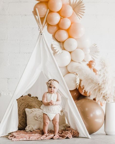 A daughter is one of the most beautiful gifts the world has to give. TAP TO SHOP Birthday Setup, Family Photoshoots, Gorgeous Birthday, Boho Romper, Crochet Boho, Cake Smash Photos, Girl Cake, A Daughter