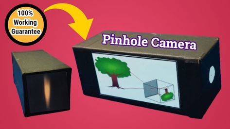 Camera Diagram, Best From Waste Ideas, Craft Ideas For School, Waste Material Craft Ideas, Waste Material Craft, Camera Crafts, School Science Projects, Craft From Waste Material, Pinhole Camera