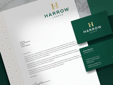 Harrow Menswear by Liam Foster Luxury Menswear, Letterhead Design, Grafic Design, Promotional Design, Mens Luxury Fashion, Editorial Layout, Learning Design, Branding Design Inspiration, Branding Mockups