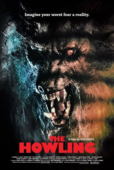 The Howling. Human Centipede, The Howling, 80s Horror, Vampires And Werewolves, Horror Posters, Evil Dead, Classic Horror Movies, Horror Movie Posters, Best Horrors