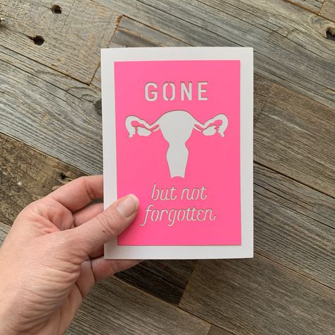 Thanks for the great review Loran H. ★★★★★! https://etsy.me/3dFsPO7 #etsy #white #pink #hysterectomycard #uterinecancer #endometriosiscard #ovariancystcard #farewelluterus #bonvoyageuterus #uteruscard Hysterectomies Party, Sterilization Celebration, Uterus Party, Endo Awareness, Valentines Word Search, Valentines Diy Kids, Baked Dessert, Valentine Words, Gone But Not Forgotten