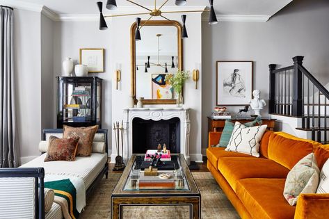 Why this Washington, DC, designer gives away her consultation fee Bold Living Room, Traditional Fireplace, Design Salon, Row House, Casual Home, Eclectic Design, A Living Room, Eclectic Home, Interior Design Firms