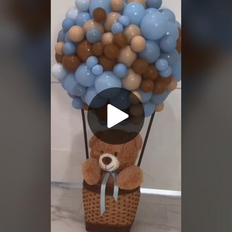 Easy Way To maKe Boho Bear Hot Air Balloon #fyp #diy #balloon #decorat... | TikTok Bear Hot Air Balloon, Balloon Crafts, Diy Balloon, Hot Air Balloon, Air Balloon, Hot Air, Paradise, Balloons, Baby Shower