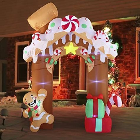 Christmas Decoration At Home, Christmas Inflatables Outdoor Lawn, Christmas Archway Decor Indoor, Christmas Celebration Ideas, Outdoor Xmas Decorations, Minimal Christmas Tree, Christmas Tree Outdoor, Party Christmas Decorations, Christmas Decor Outdoor