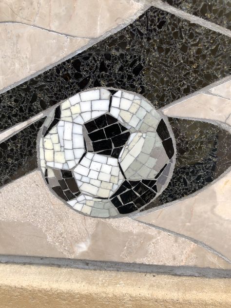 Mosaic Inspiration, Cute Little Things, Soccer Ball, Mosaic Art, Daily Life, Mosaic, Soccer, Mural, Education