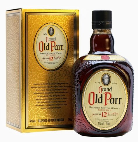 Grand Old Parr, Hard Drinks, Brandy Bottle, Rum Bottle, Tequila Drinks, Whisky Bottle, Blended Scotch Whisky, Rainbow Food, Scotch Whiskey