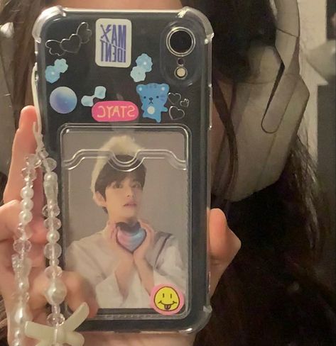 Straykids Phone Case Ideas, Seungmin Phone Case, Pc Phone Case Kpop, Skz Phone Case Ideas, Photocard Phone Case Ideas, Straykids Phone Case, Phone Case Photocard, Kpop Phone Case Ideas, Skz Phone Case