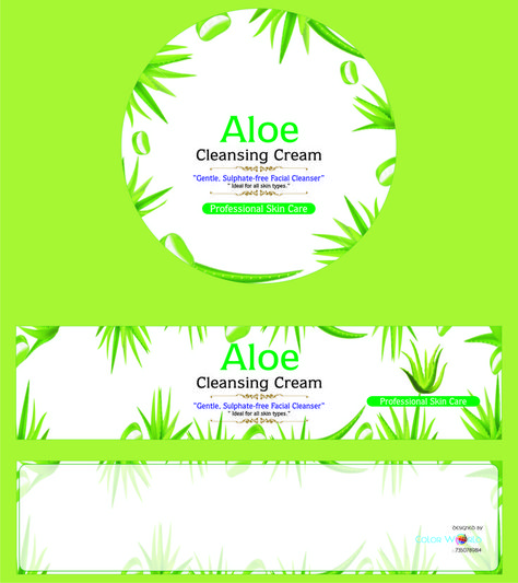 Aloe Gel Top Front & Back Jar Labels Desing Aloe Gel, Professional Skin Care Products, Jar Labels, Facial Cleanser, Label Design, Skin Types, Facial, Pie Chart, Skin Care