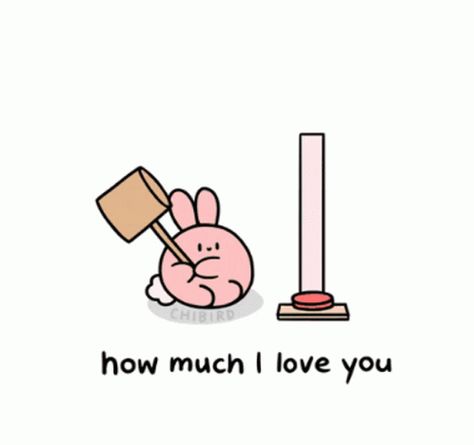 Chibird Gif, I Love You Animation, Cheer Up Quotes, Love You Cute, I Love You Gif, Love You Gif, Heart Gif, Cute Messages, Love Gif