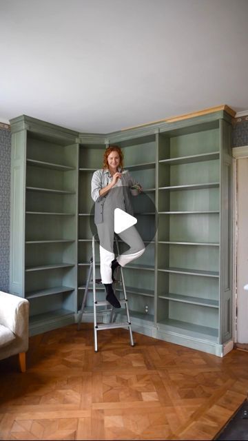 Ikea Library, Dold Dörr, Instagram Diy, Ikea Hacks, Ikea Hack, Living Room, On Instagram