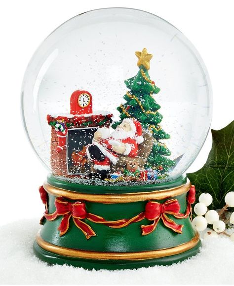 Santa Snow Globe, Jars Snow, Musical Snow Globes, Christmas World, Cookies For Santa, Christmas Musical, Christmas Snow Globes, Navidad Christmas, Christmas Snow