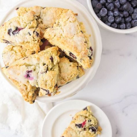 The BEST Scones Recipe {Any Flavor!} | Lil' Luna Basic Dough Recipe, The Best Scones, Cinnamon Chip Scones, Fresh Blueberry Recipes, Best Scones, Best Scone Recipe, Blueberry Lemon Scones, Blueberry Scones Recipe, How To Make Scones