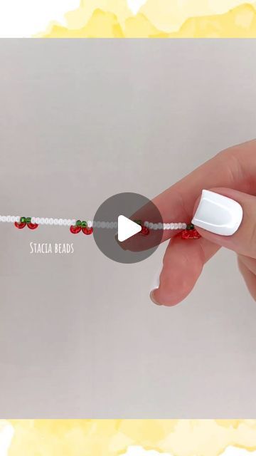 @beadedbeautytips on Instagram: "Beautiful beaded bracelet 🍒  Repost @stacia_beads  Follow for more.  DM for collab.   #foryou #fyp #handmade #ring #simths #goldering #silverjwelery #tutorial #jwelerygram #jwelerymaking #bohobeads #jwellerysupplies  #beadedjewelry #beadlove #crystal #beadaddict #beadedjewelryinfluencer #jewelryinspo #knottedjwelery #diyjewelry #beadsjewelry  #beader  #beaders #jewelrymakingprocess  #beadsupplies #diyearrings  #jewelrymaking  #diyjewelry  #wirewrapping" Silver Bead Bracelet Diy, Beautiful Beaded Bracelet, Bead Bracelets, Jewelry Inspo, Beading Supplies, Diy Earrings, Follow For More, Handmade Ring, Beaded Bracelet