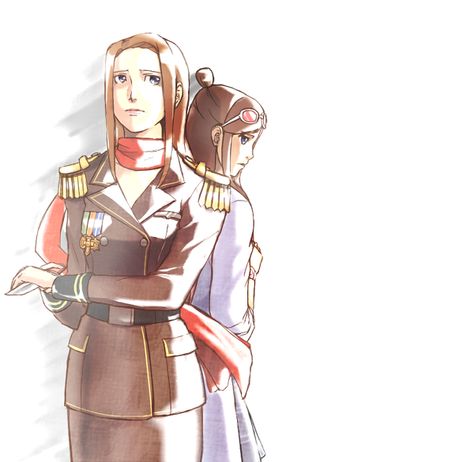 Skye Sisters (Lana and Ema) Lana Skye Ace Attorney, Lana Skye, Ema Skye, Phoenix Wright, Ace Attorney, Phoenix, Video Games, Princess Zelda, Fan Art