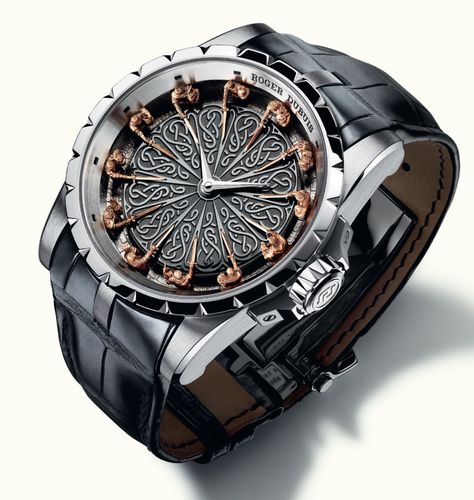 Roger Dubuis Excalibur, Knights Of The Round Table, Roger Dubuis, Fancy Watches, Amazing Watches, Dream Watches, Wrist Wear, Watches Unique, Stylish Watches