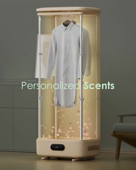 Reduce Your Dry Cleaning. Refresh with Steam | Want to do less laundry? Clean your clothes with Everday Steam Closet | By Everday Steam Closet, Steam Clothes, Clothes Cabinet, Do Less, Garment Steamer, Clean Laundry, Bathroom Design, Steam, New Homes