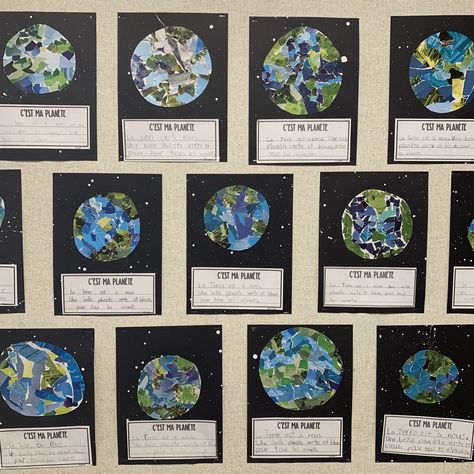 Recycled Earth Day Art Project — Mme Marissa Earth Day Art Projects, Earthday Art, Earth Day Art, Fall Writing Activities, Art Docent, Be More Mindful, Earth Day Projects, Fall Writing, Vbs 2024